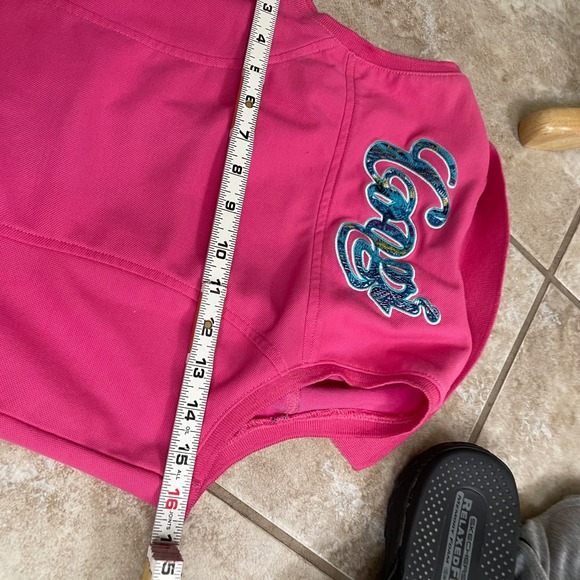 COOGI WOMANS DRESS Sz medium pink retro sleeveless‎ - Picture 9 of 10